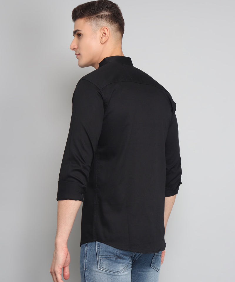 কালো Lee Casual পুরুষদের শার্ট 8