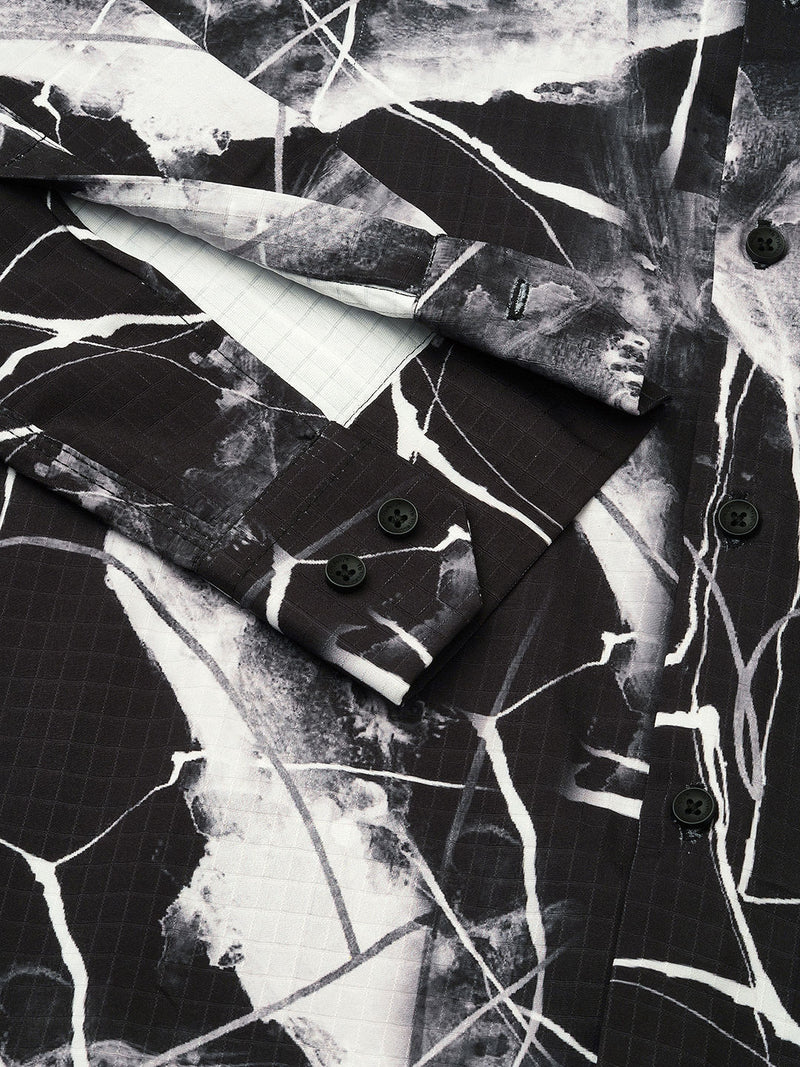 Menton Abstract Printed Shirts for Men 2