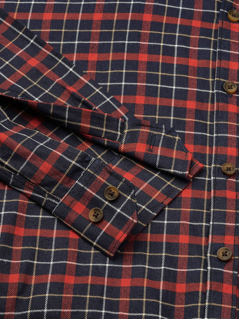 Marked Checked Cotton Shirt for Men 9