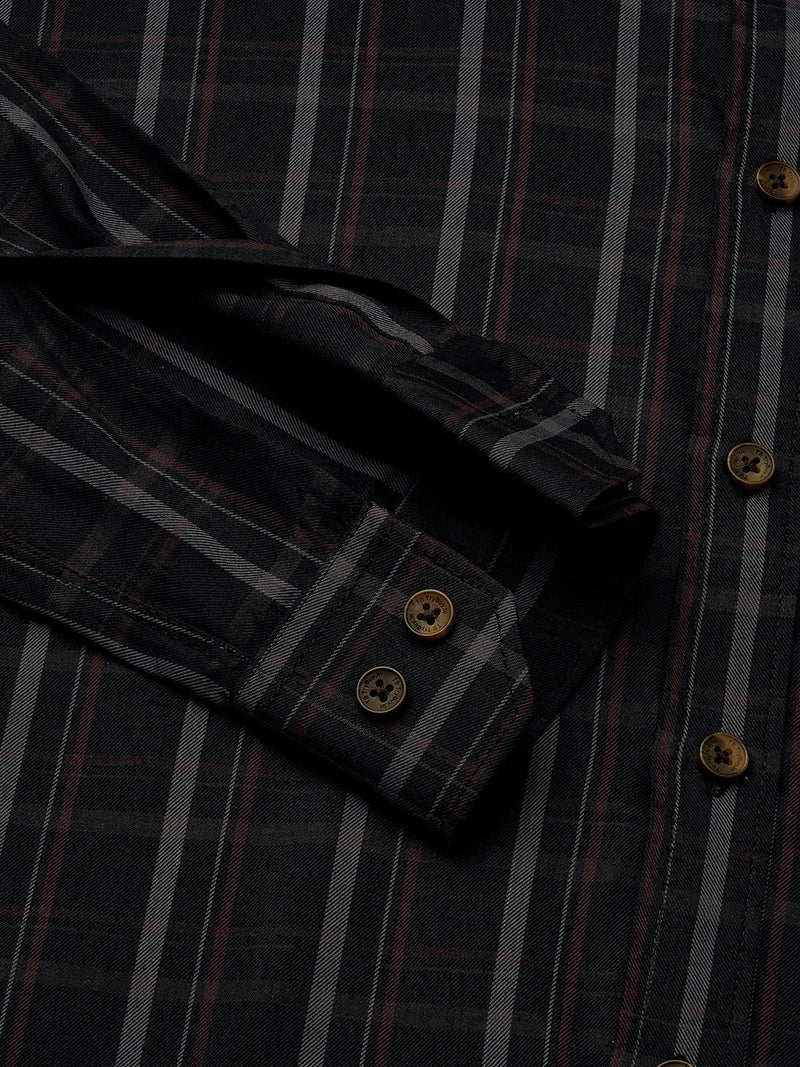 Truto Checked Cotton Shirt for Men 8