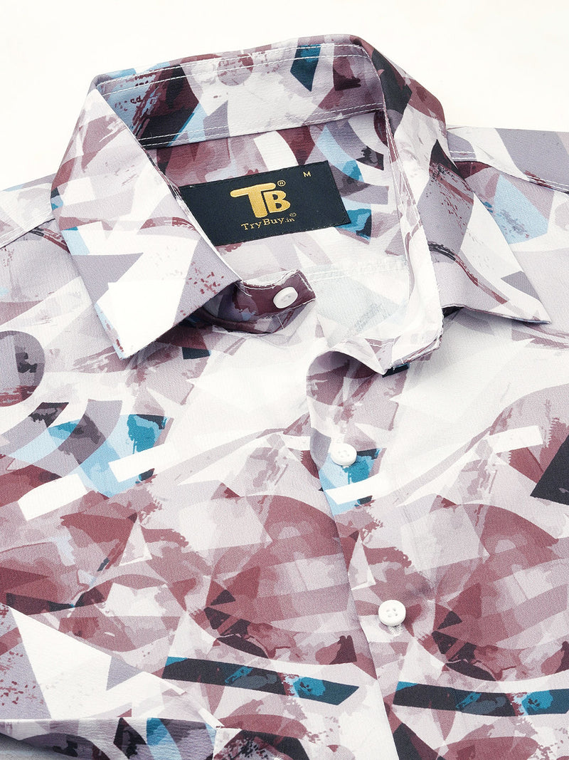 Arezzo Abstract Printed Shirts for Men 9