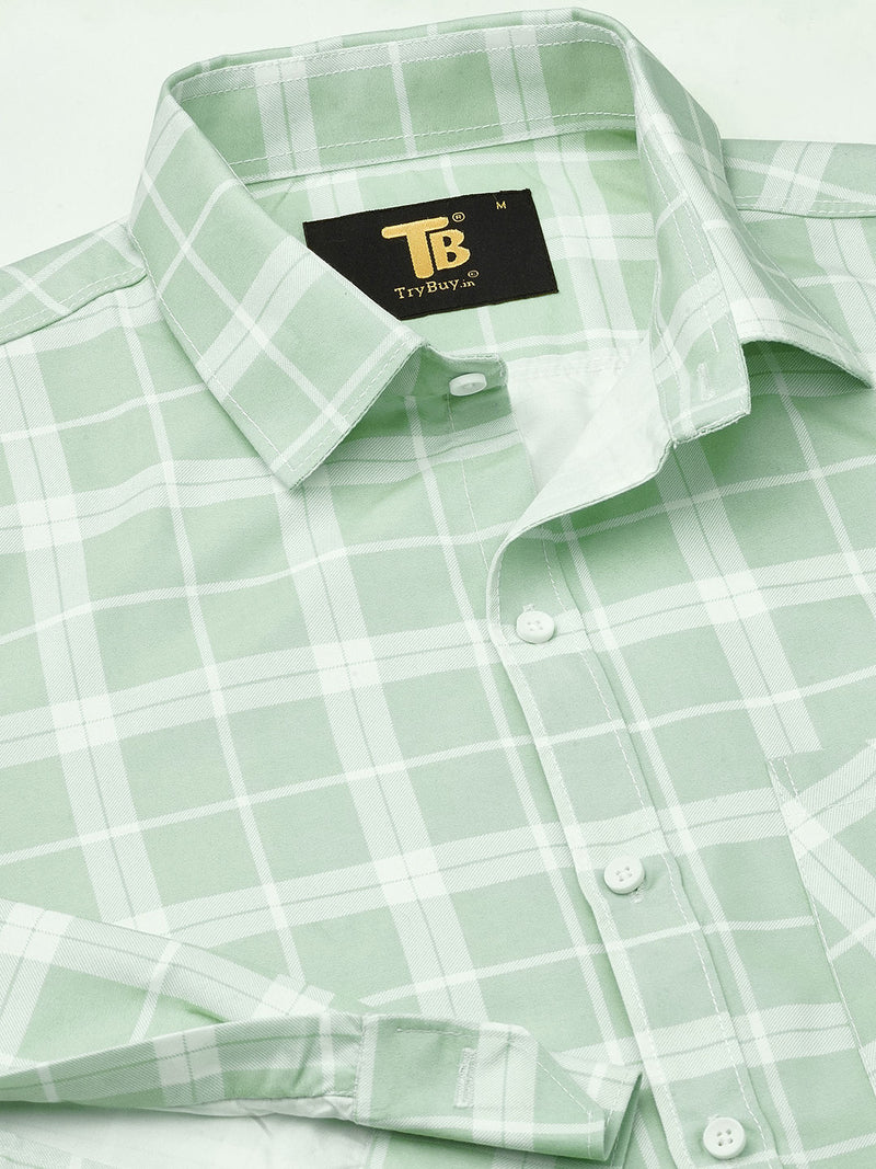 Doubs Cotton Checked Shirt for Men 9