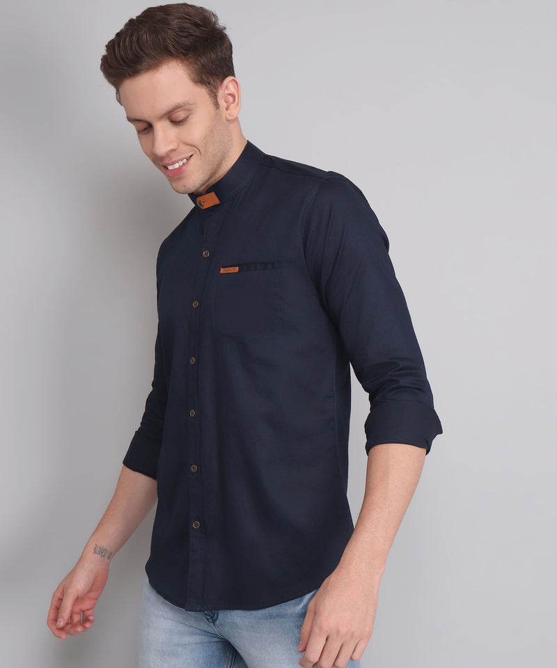 Navy Lee Casual Shirt for Men 9