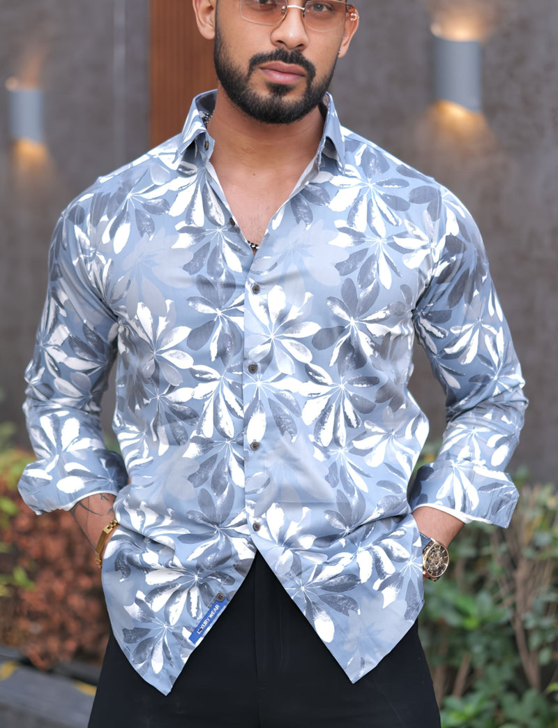 VOZIA Nord Floral Printed Shirt for Men 1