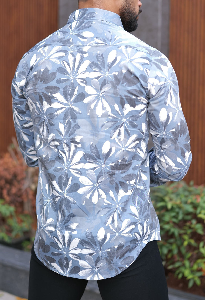 VOZIA Nord Floral Printed Shirt for Men 6