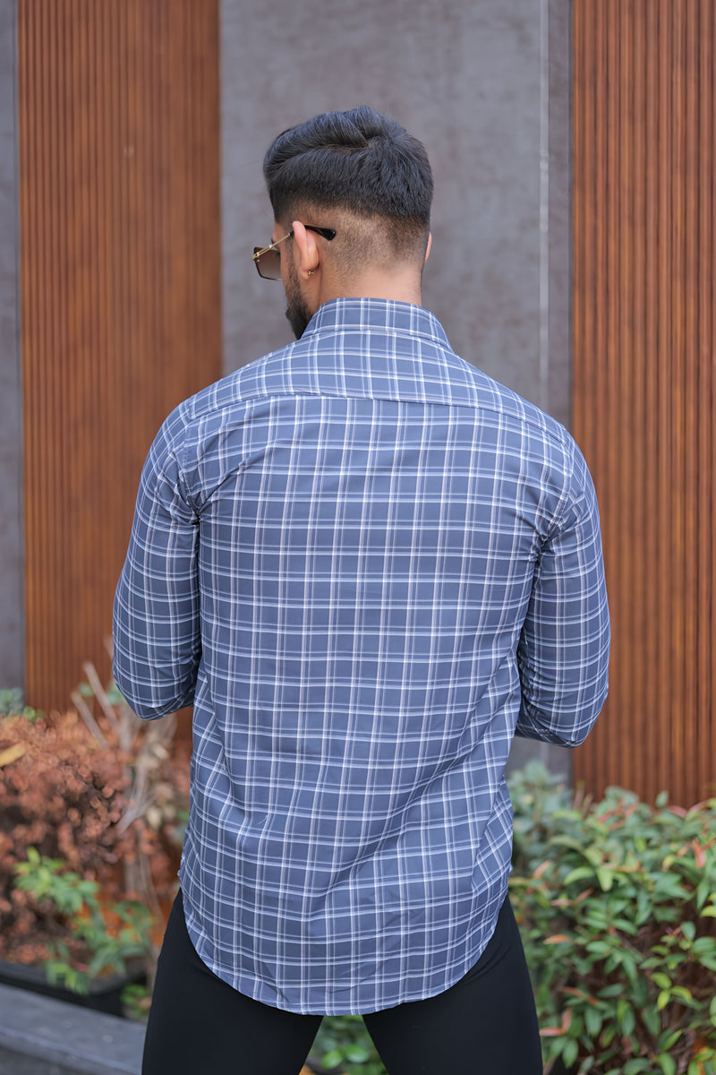 VOZIA Trendy Checked Men's Shirt 8