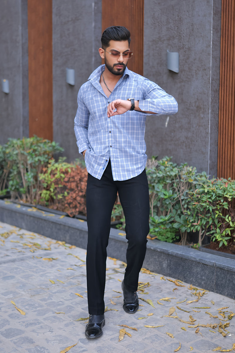 VOZIA Checked Men's Shirt 4