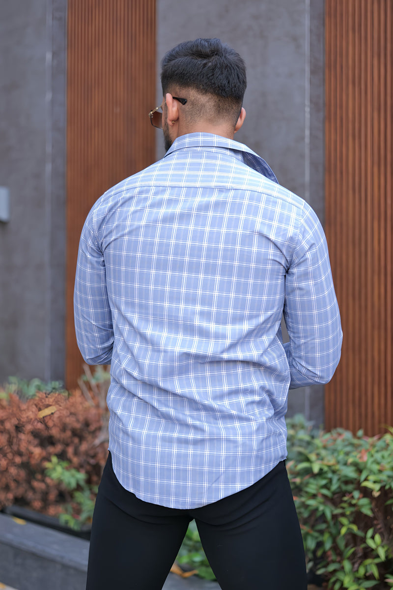 VOZIA Checked Men's Shirt 5