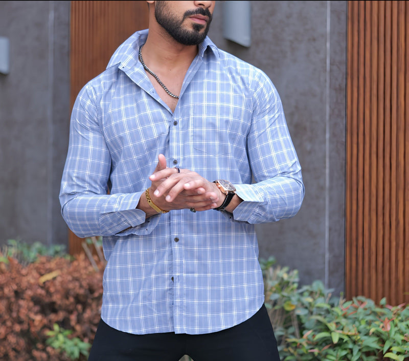 VOZIA Checked Men's Shirt 2