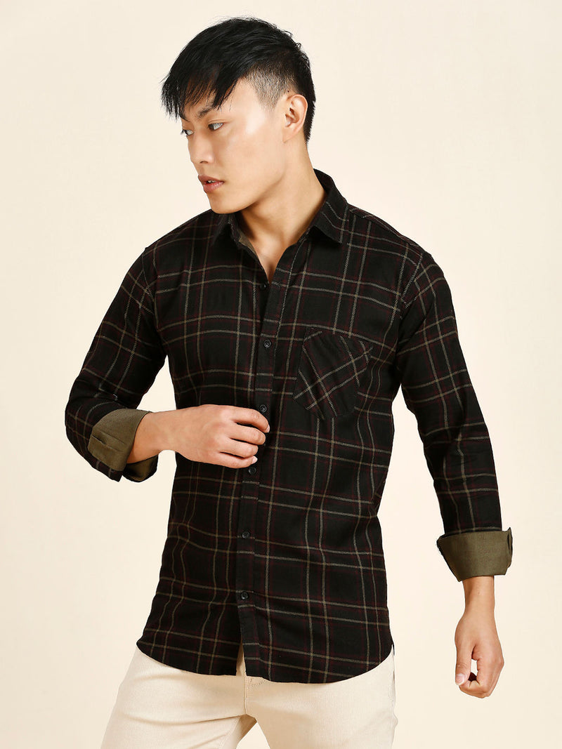 Radiant Checked Cotton Shirt for Men 9