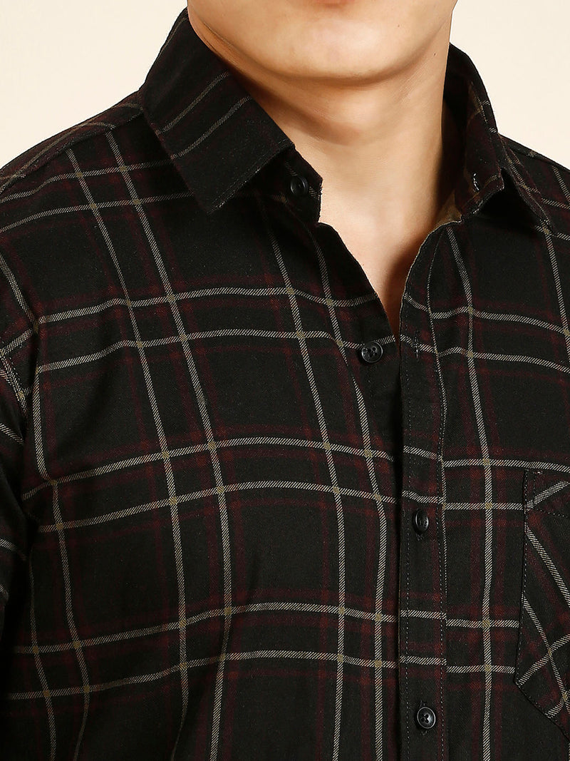 Radiant Checked Cotton Shirt for Men 5