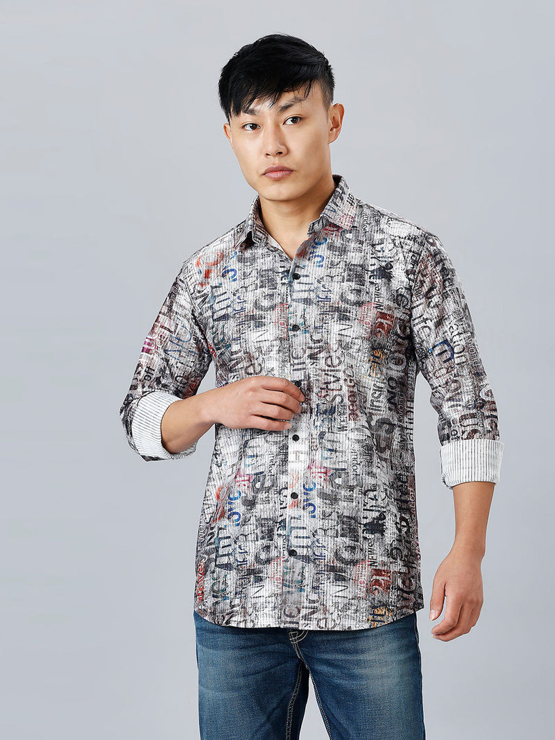 Lyon Cotton Blend Printed Shirt for Men 3