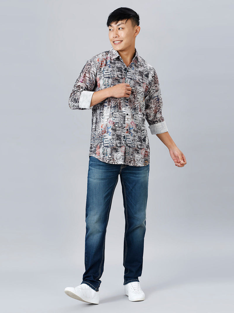 Lyon Cotton Blend Printed Shirt for Men 5