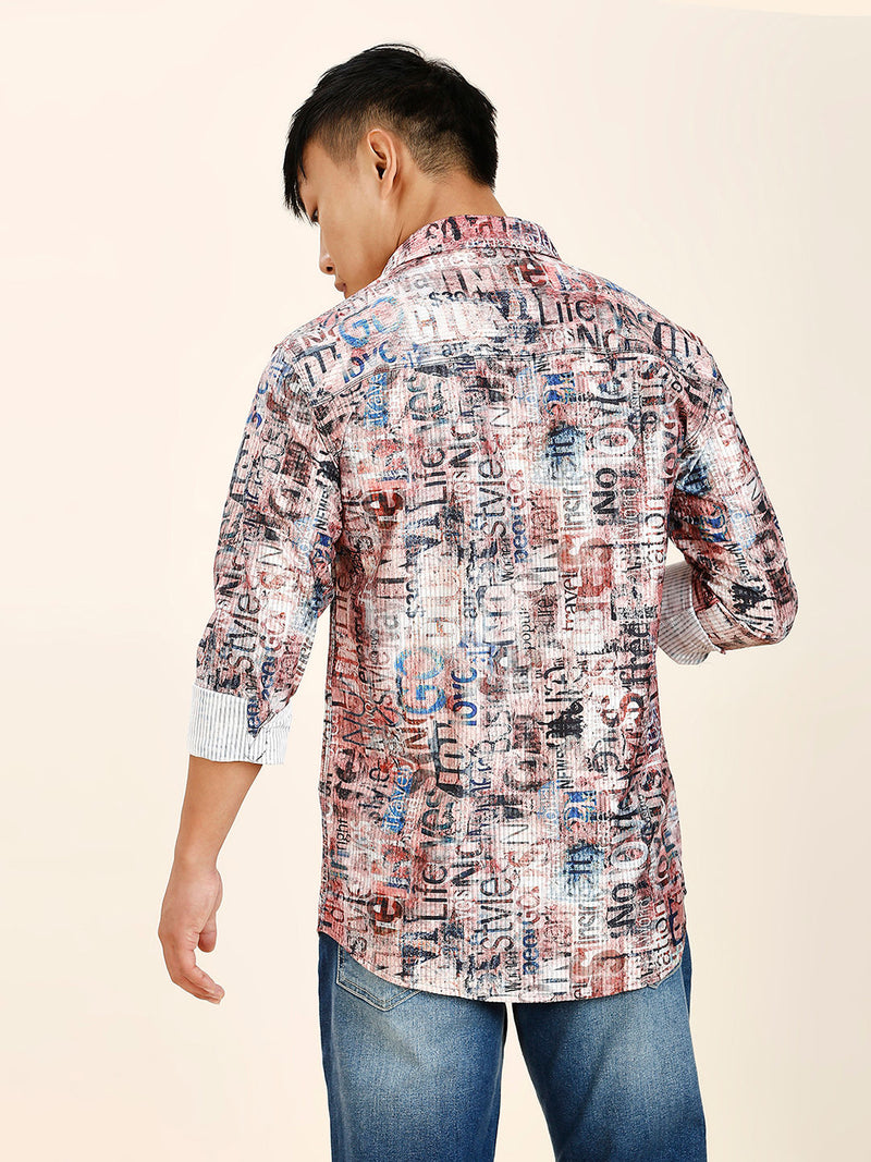 Krakow Cotton Blend Printed Shirt for Men 7