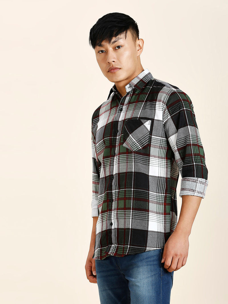 Dock Cotton Checked Shirt for Men 9
