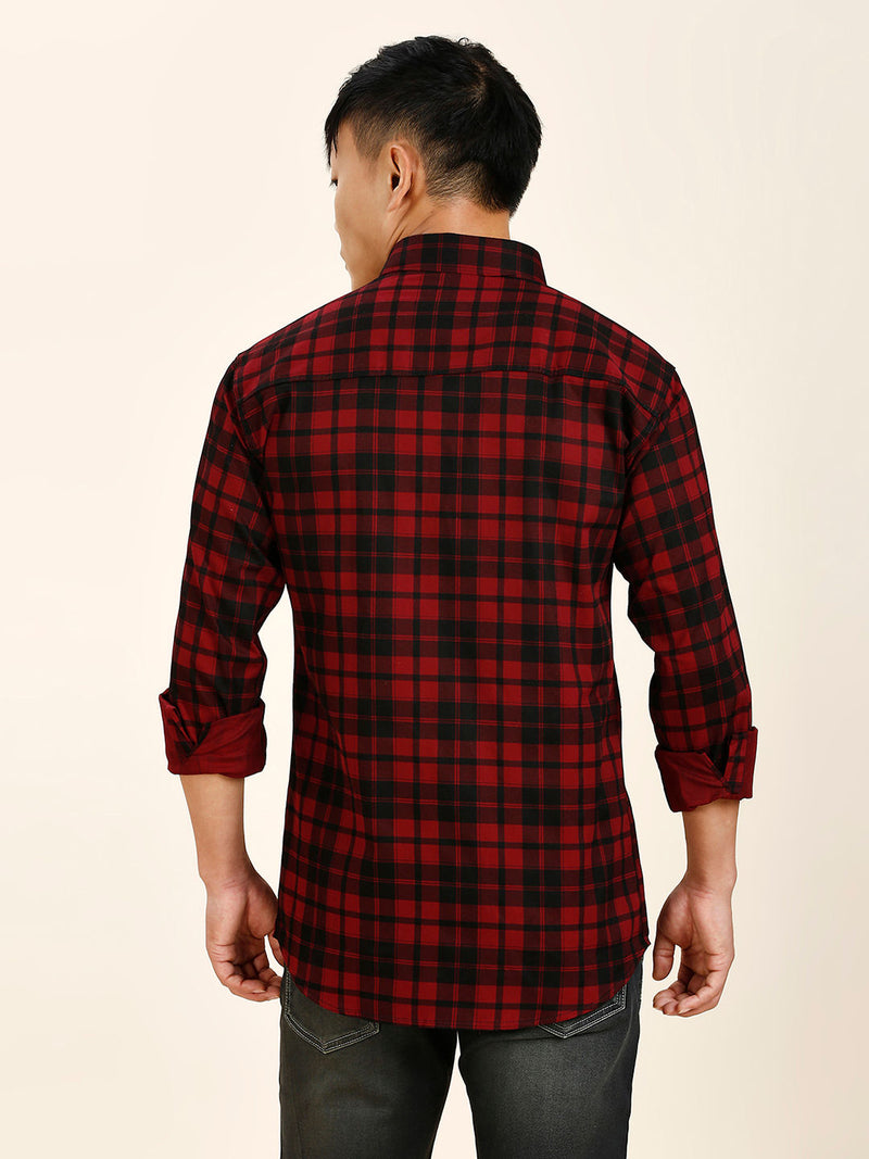 Frenso Cotton Checked Shirt for Men 7