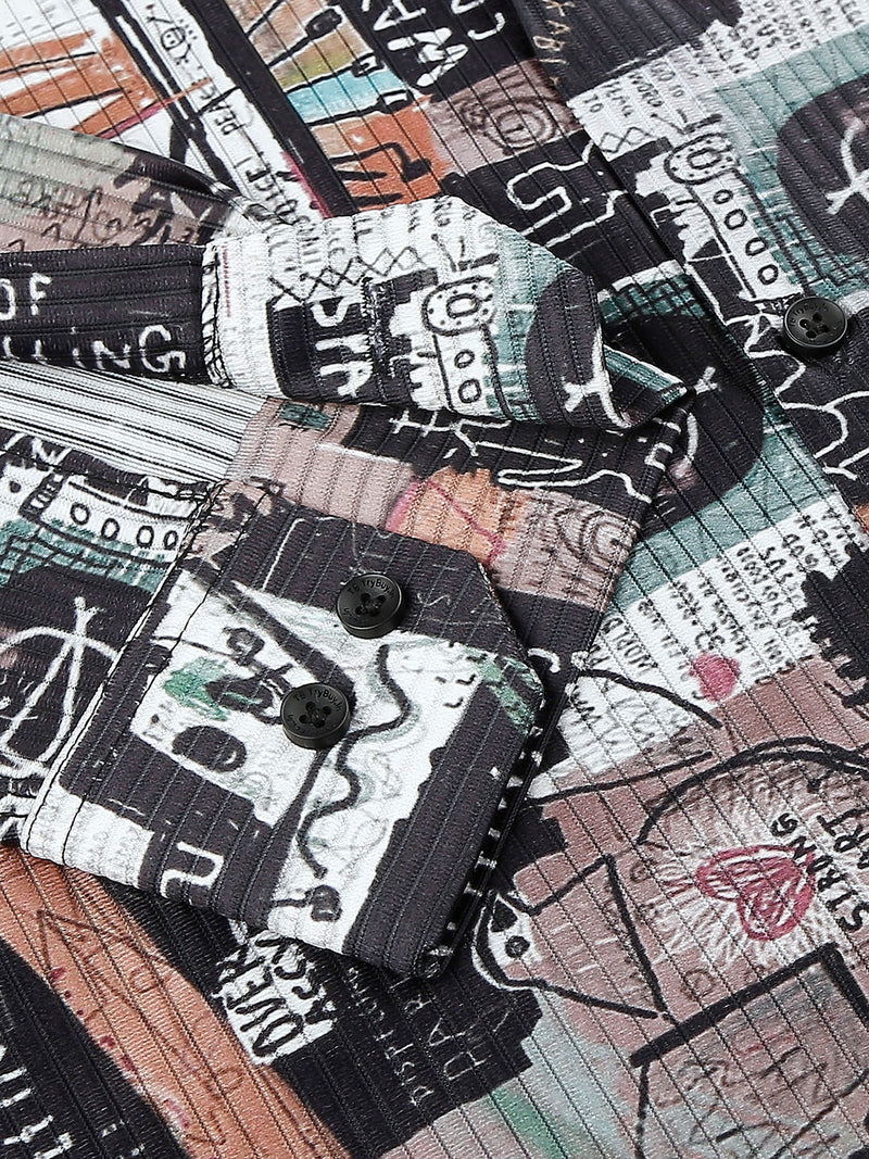 Rome Cotton Blend Printed Shirt for Men 4