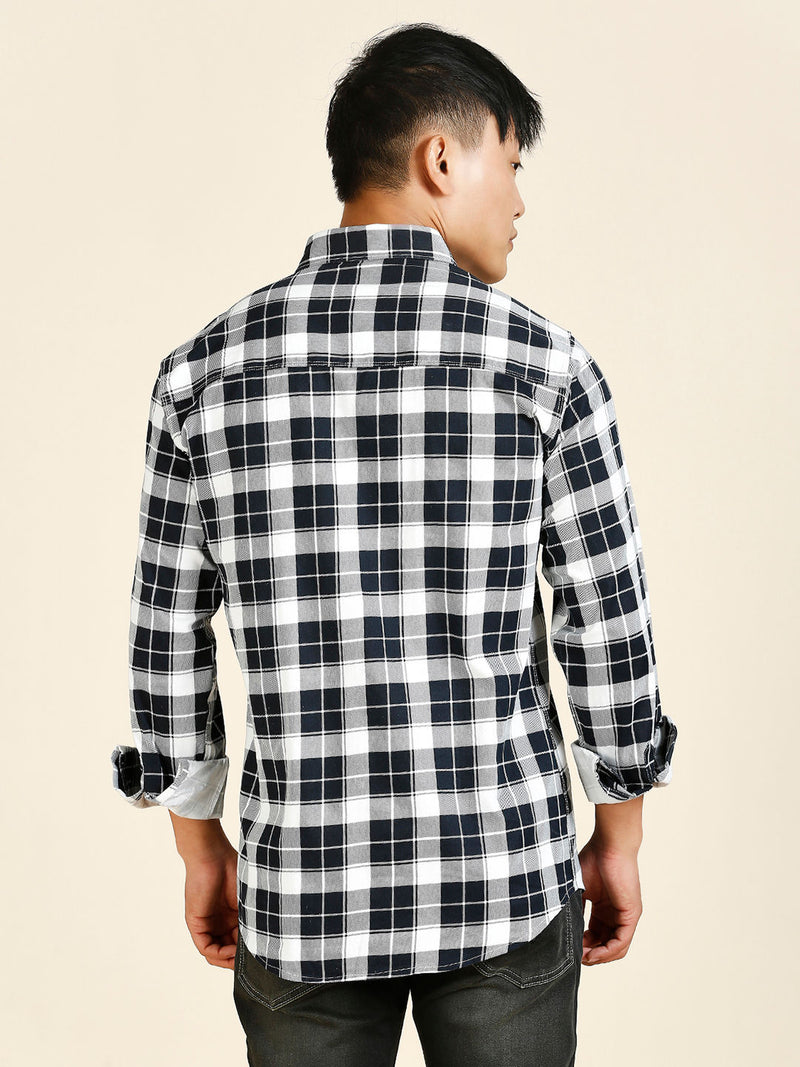 Breezy Cotton Checked Shirt for Men 7