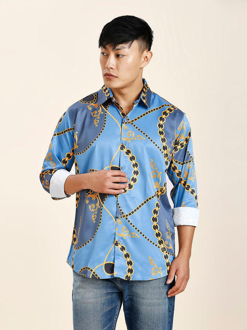 Pushpa 2 Abstract Printed Men's Shirt - TB_401 5