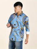 Pushpa 2 Abstract Printed Men's Shirt - TB_401