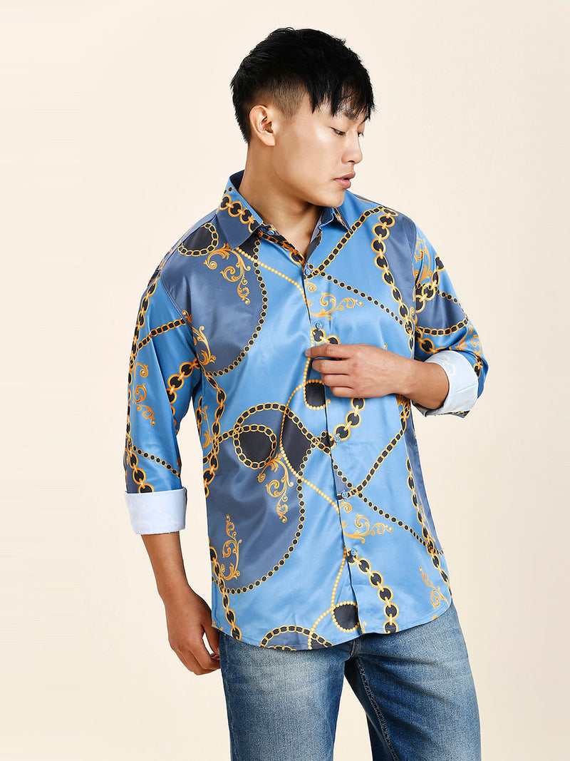 Pushpa 2 Abstract Printed Men's Shirt - TB_401 6
