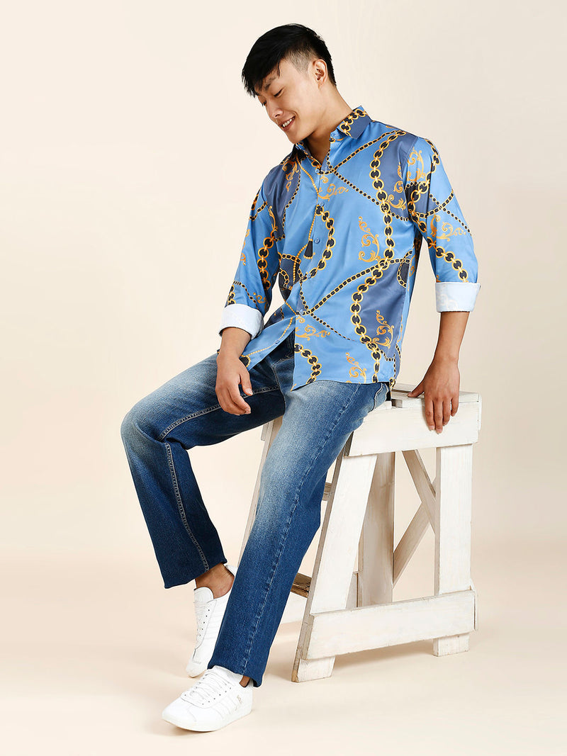 Pushpa 2 Abstract Printed Men's Shirt - TB_401 9
