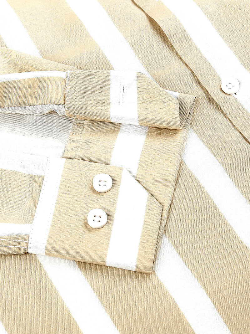 Hampton Cotton Blend Striped Shirt for Men 3
