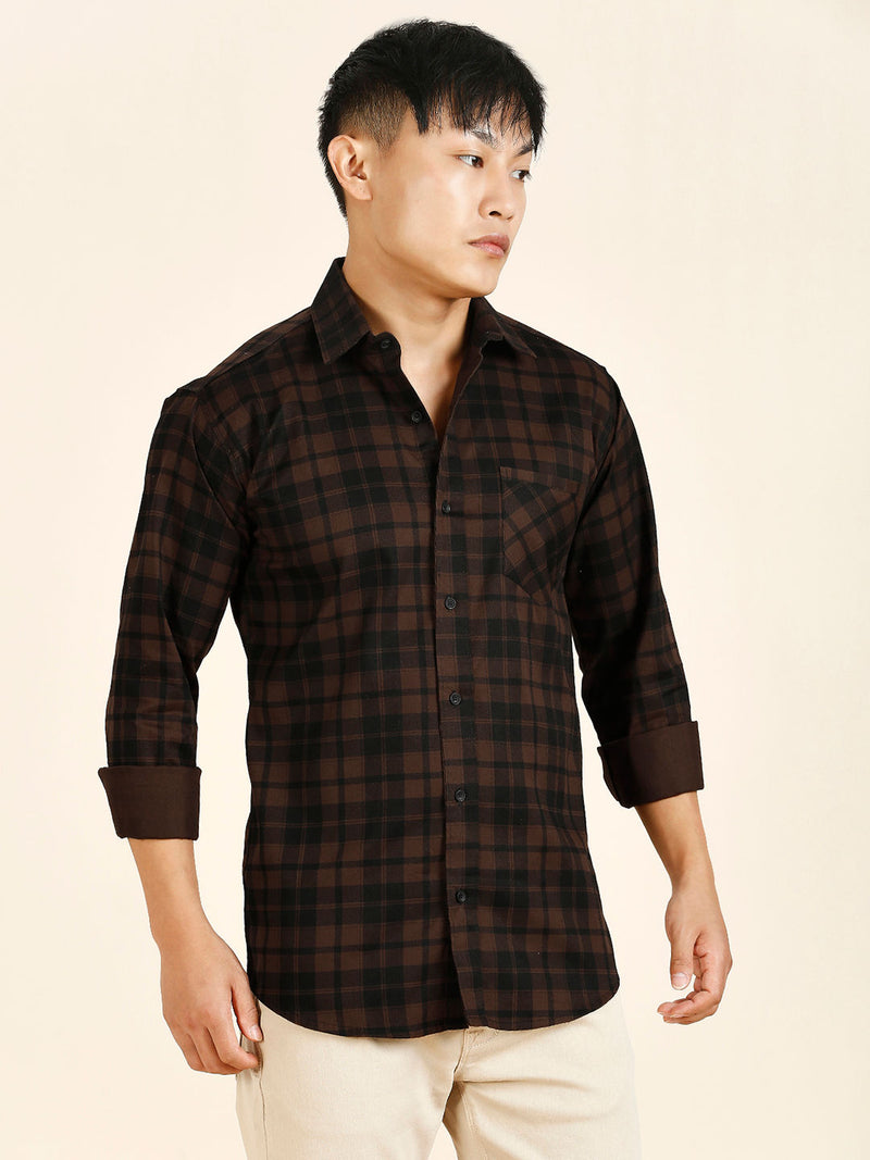 Rich Checked Cotton Shirt for Men 4