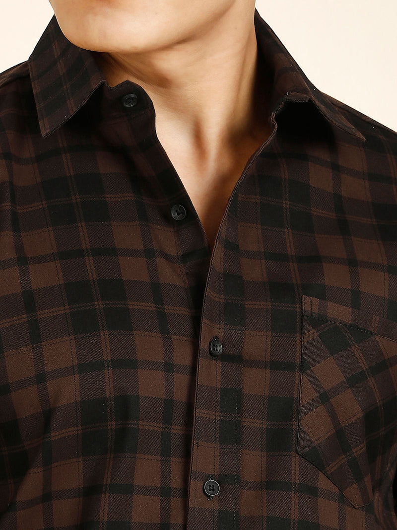 Rich Checked Cotton Shirt for Men 6