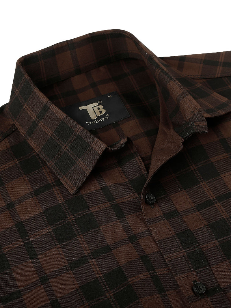 Rich Checked Cotton Shirt for Men 2