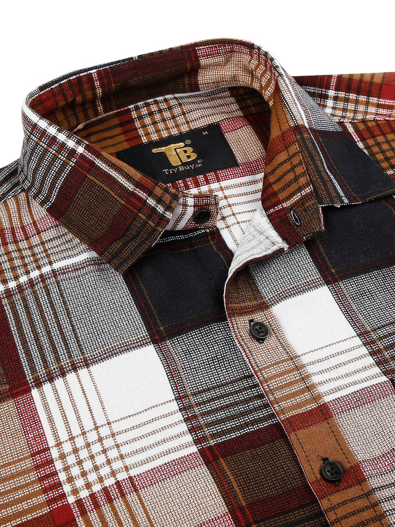 Creo Checked Cotton Shirt for Men 3