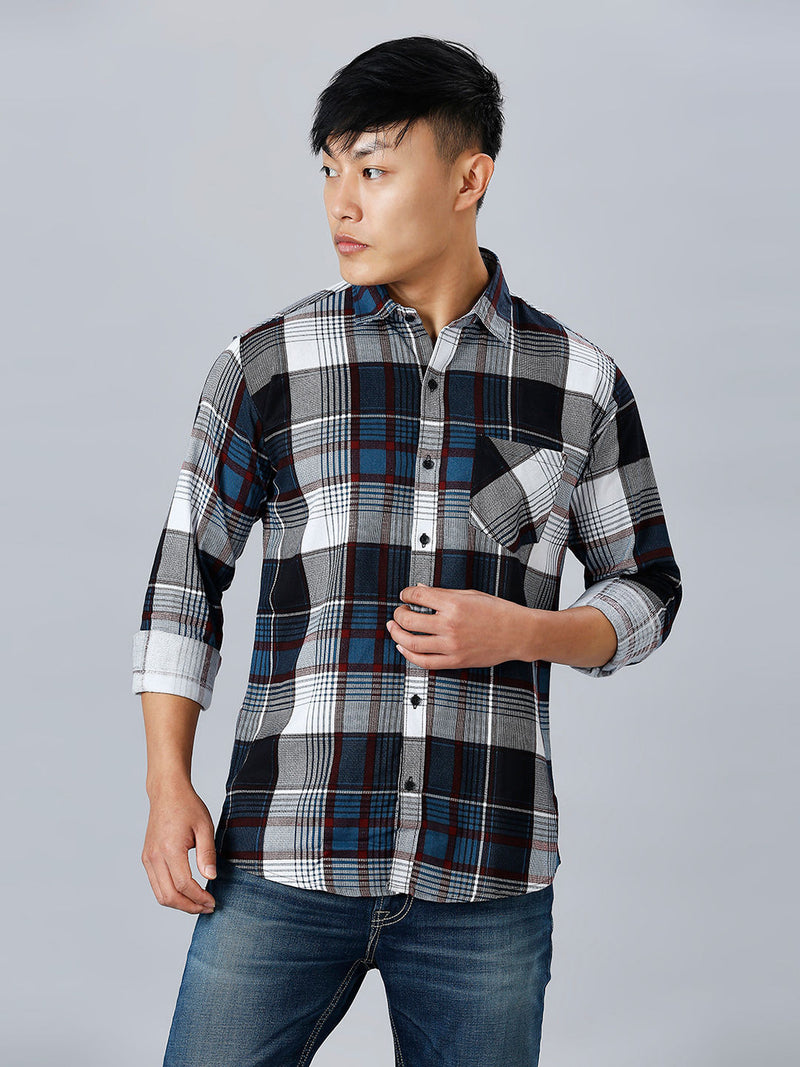 Miami Cotton Checked Shirt for Men 1