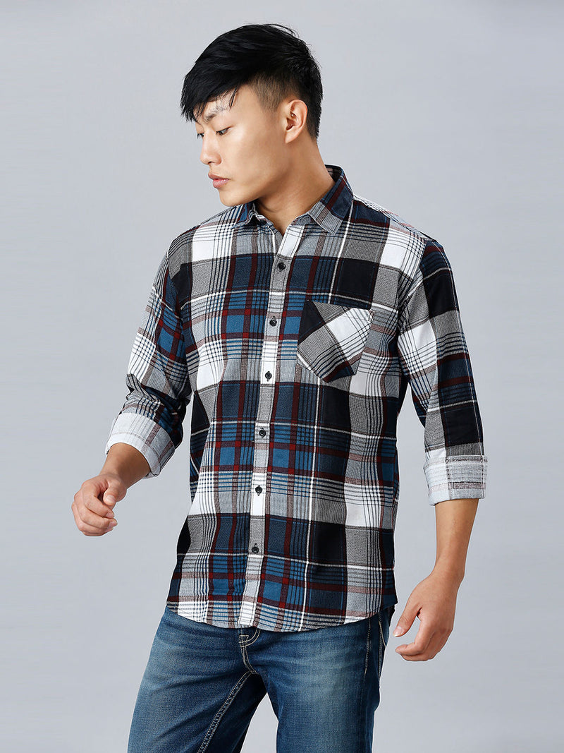 Miami Cotton Checked Shirt for Men 5