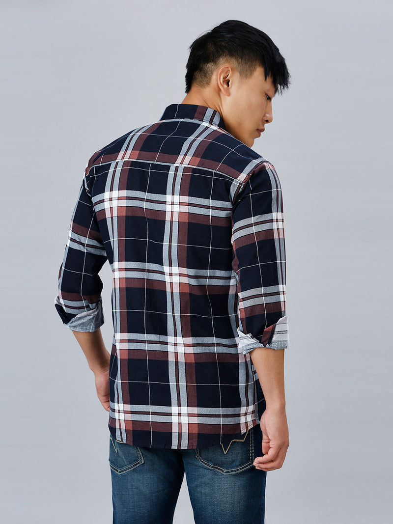 Tartan Cotton Checked Shirt for Men 7