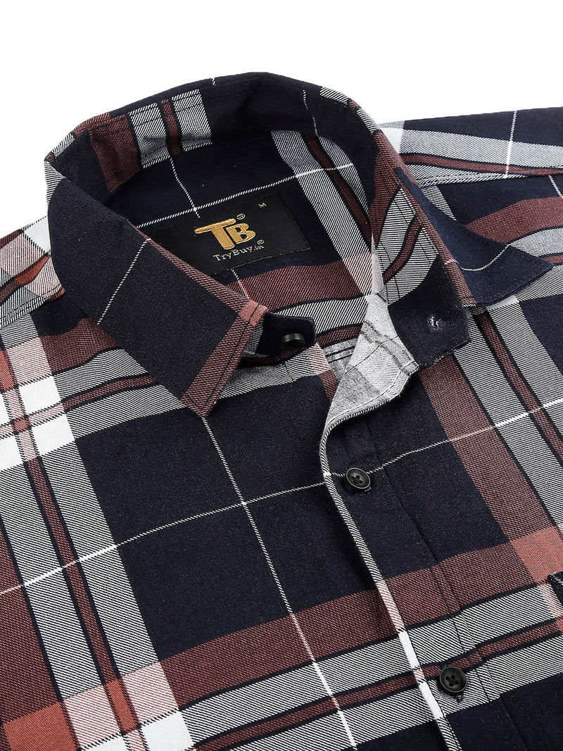 Tartan Cotton Checked Shirt for Men 3