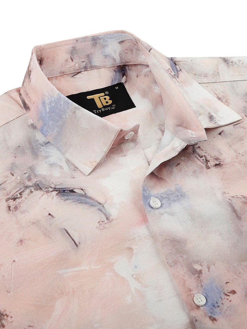 Minsk Printed Cotton Blend Shirt for Men 3