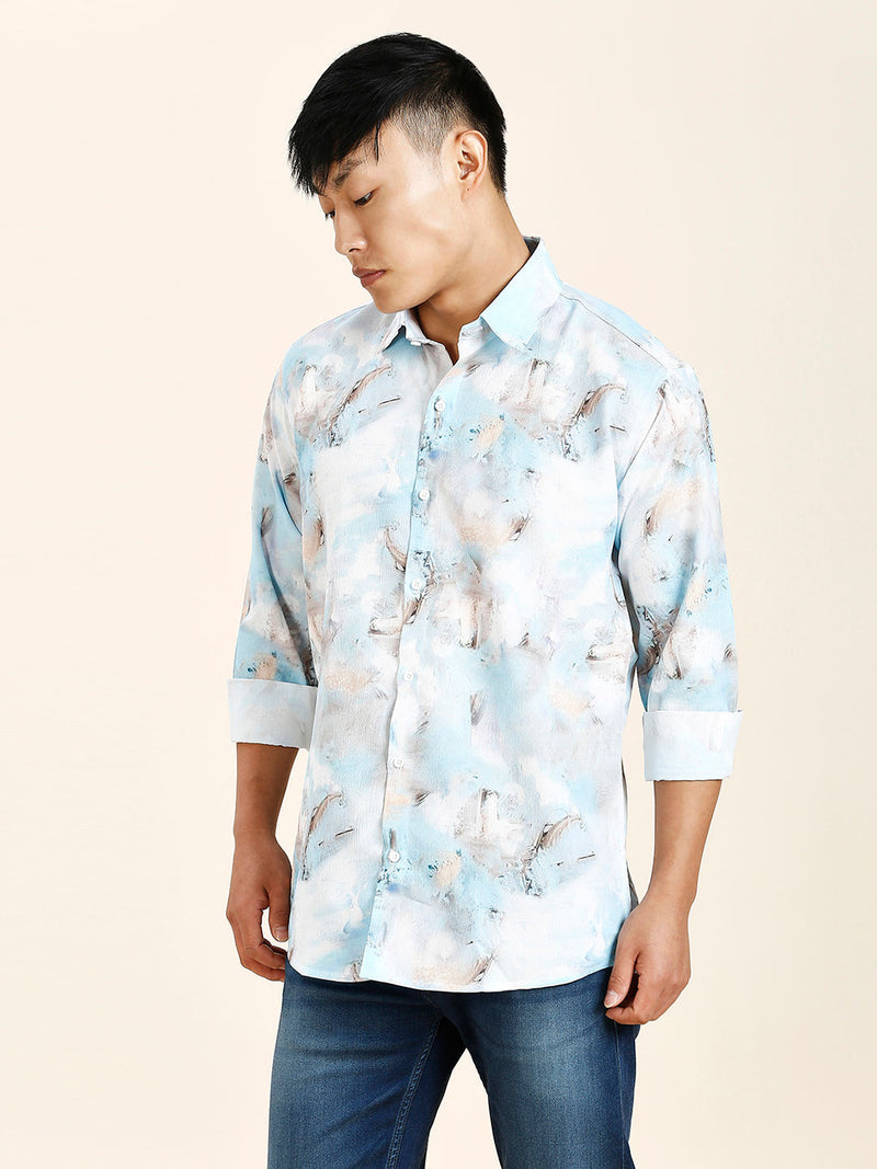 Cairo Cotton Blend Printed Shirt for Men 5
