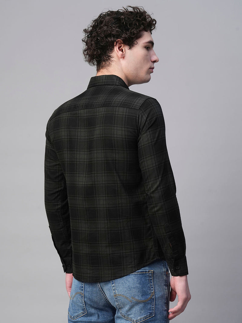 Dijon Cotton Checked Shirt for Men 8