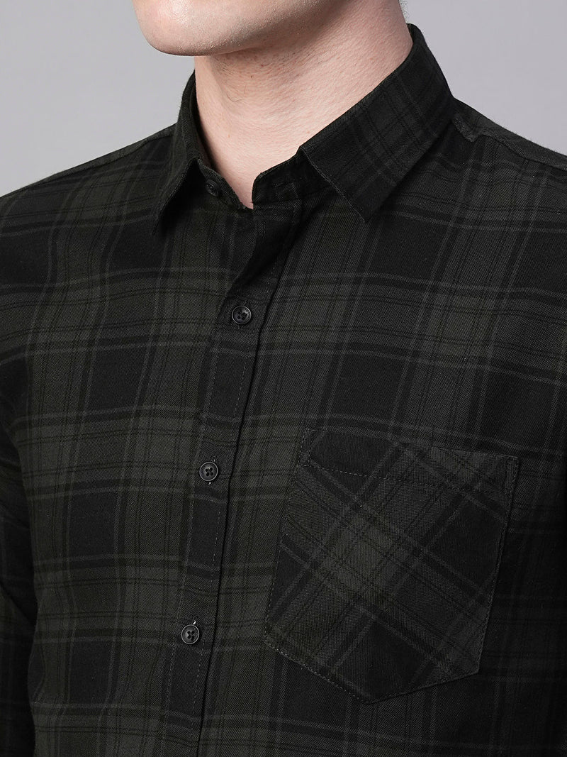 Dijon Cotton Checked Shirt for Men 7
