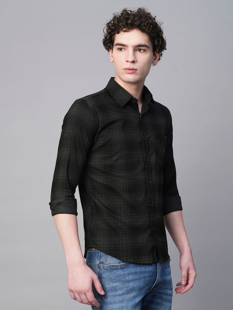 Dijon Cotton Checked Shirt for Men 4