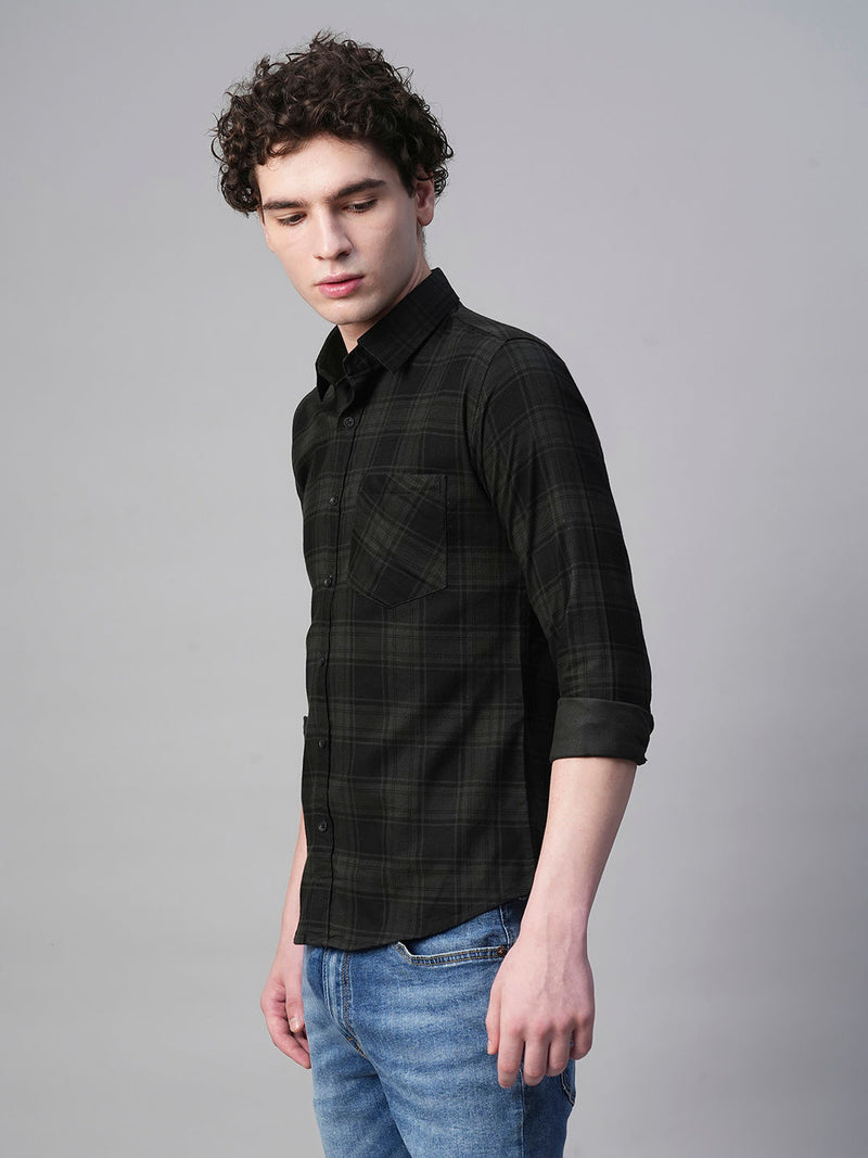 Dijon Cotton Checked Shirt for Men 5