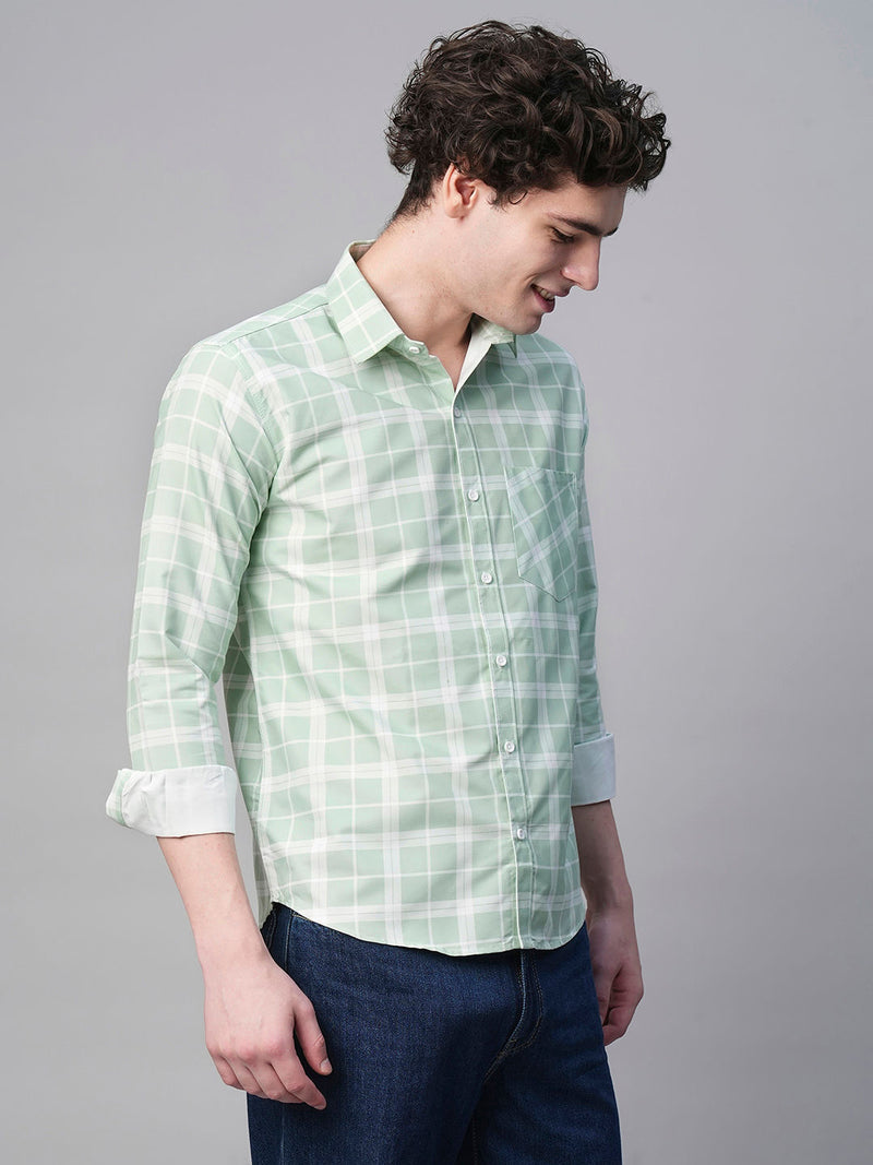 Doubs Cotton Checked Shirt for Men 7