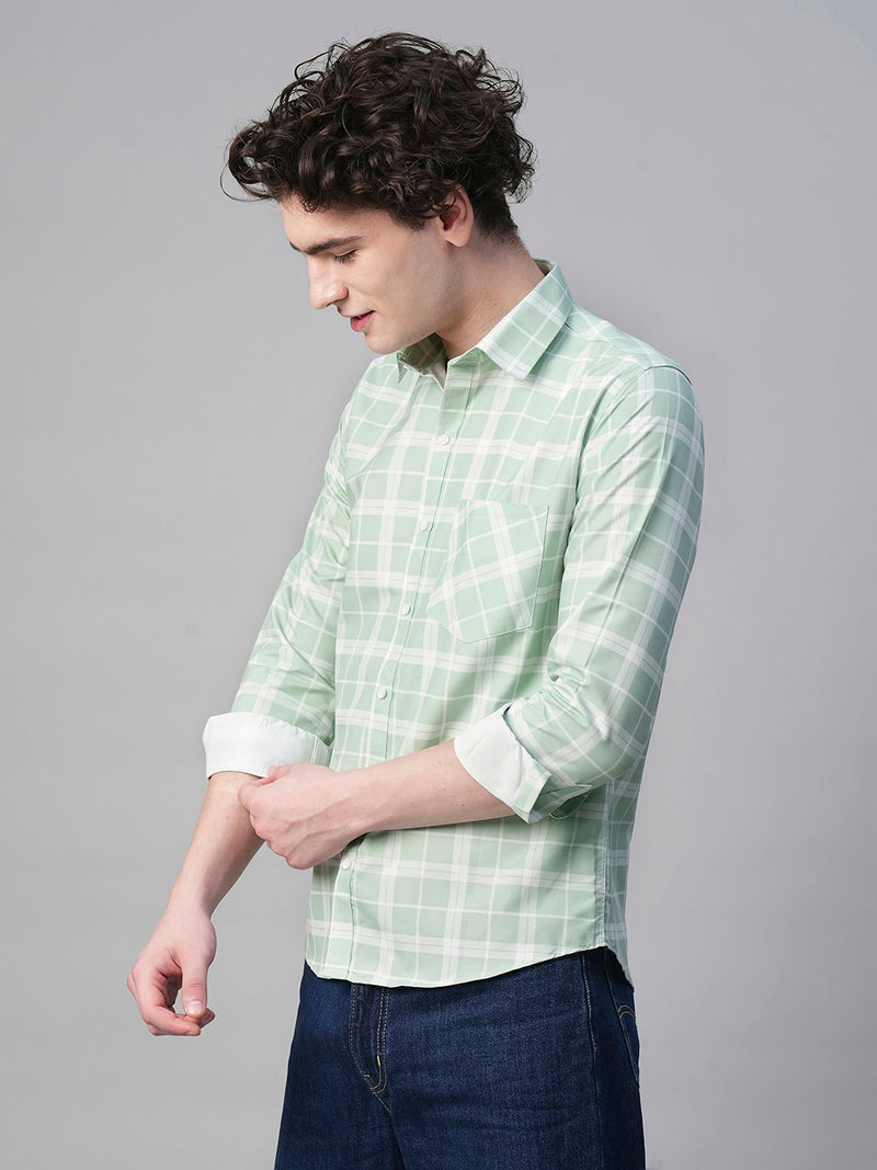 Doubs Cotton Checked Shirt for Men 3