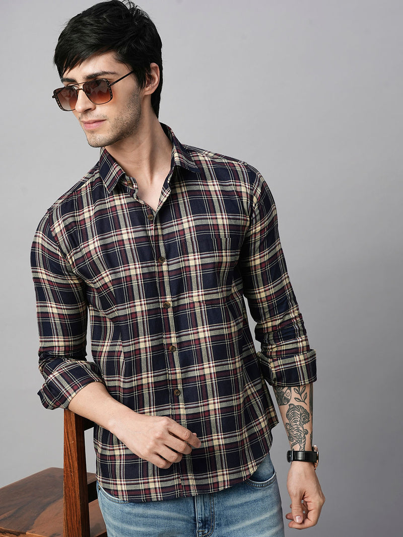 Max Cotton Checked Shirt for Men 1