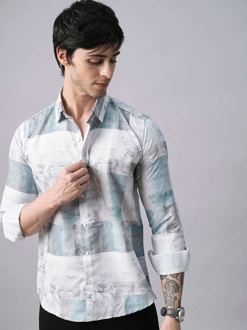 Denain Abstract Printed Shirts for Men 1