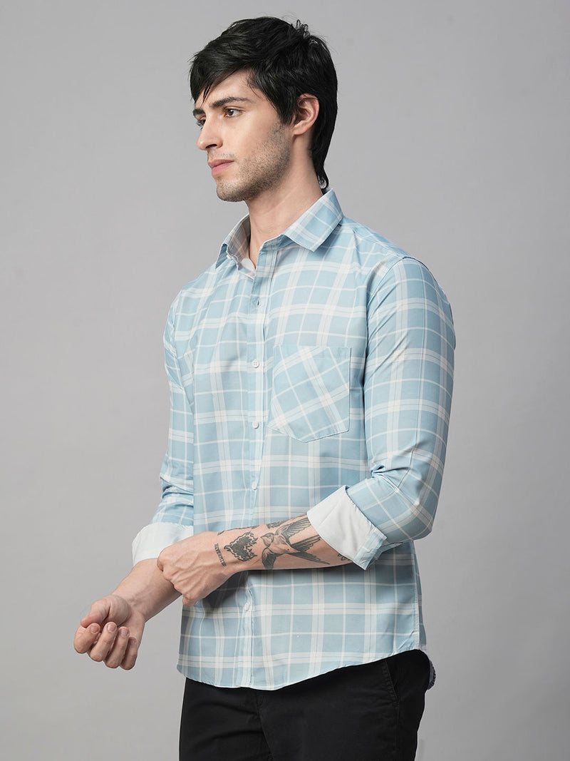 Light Cotton Checked Shirt for Men 5
