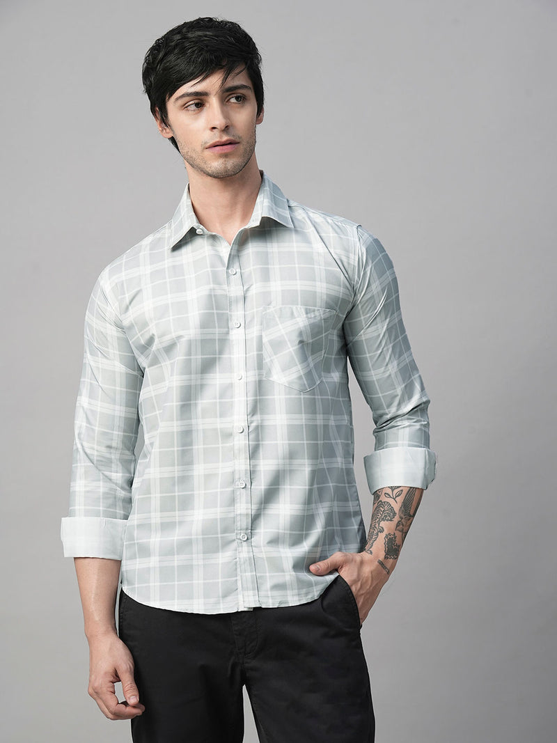 Capture Cotton Checked Shirt for Men 3