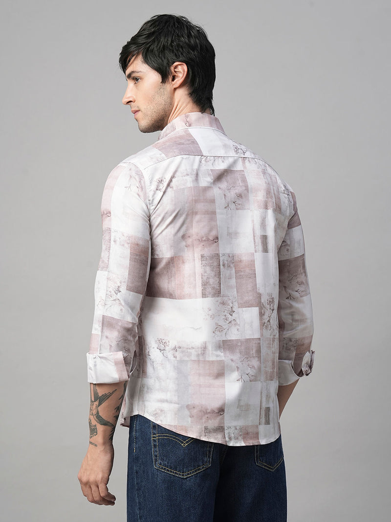 Messina Abstract Printed Shirts for Men 9