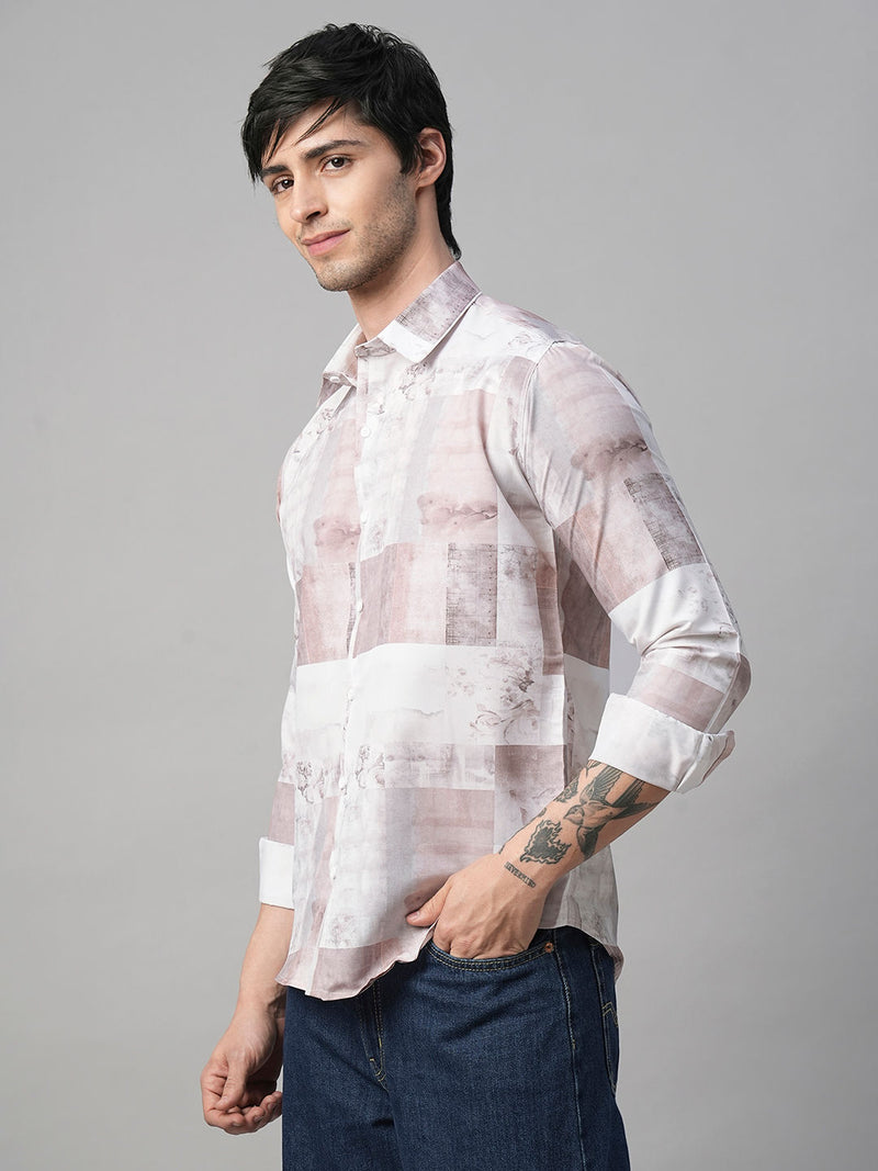 Messina Abstract Printed Shirts for Men 5