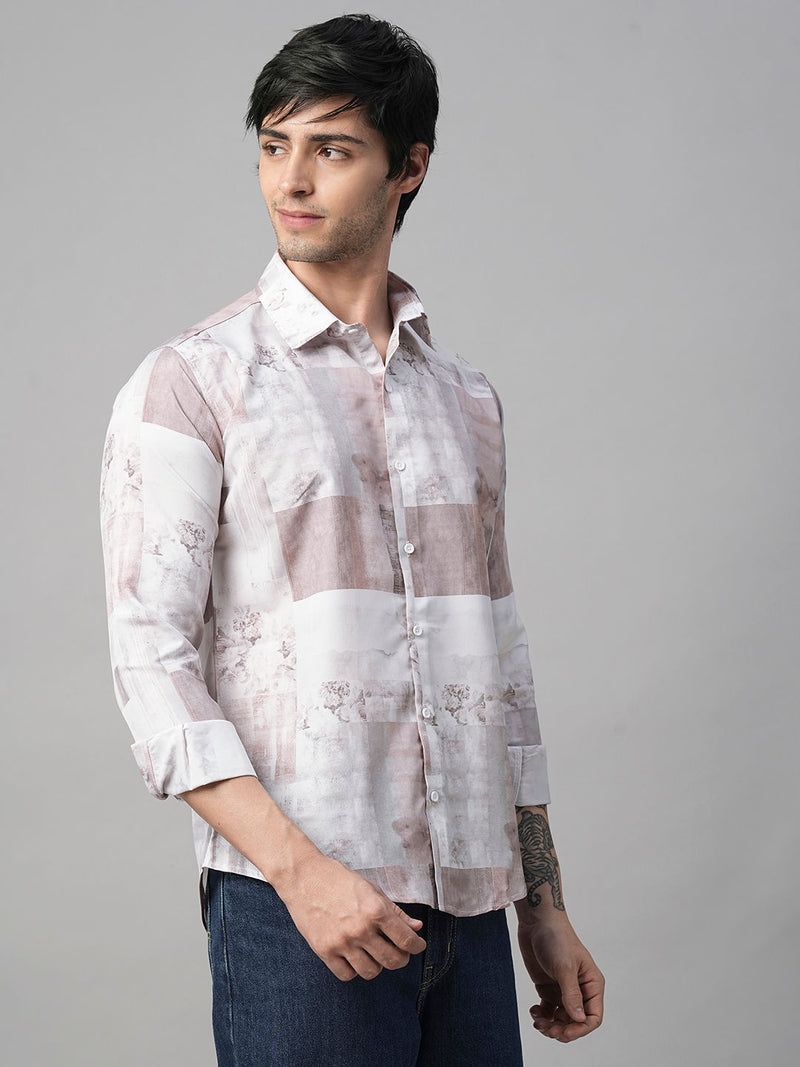 Messina Abstract Printed Shirts for Men 4